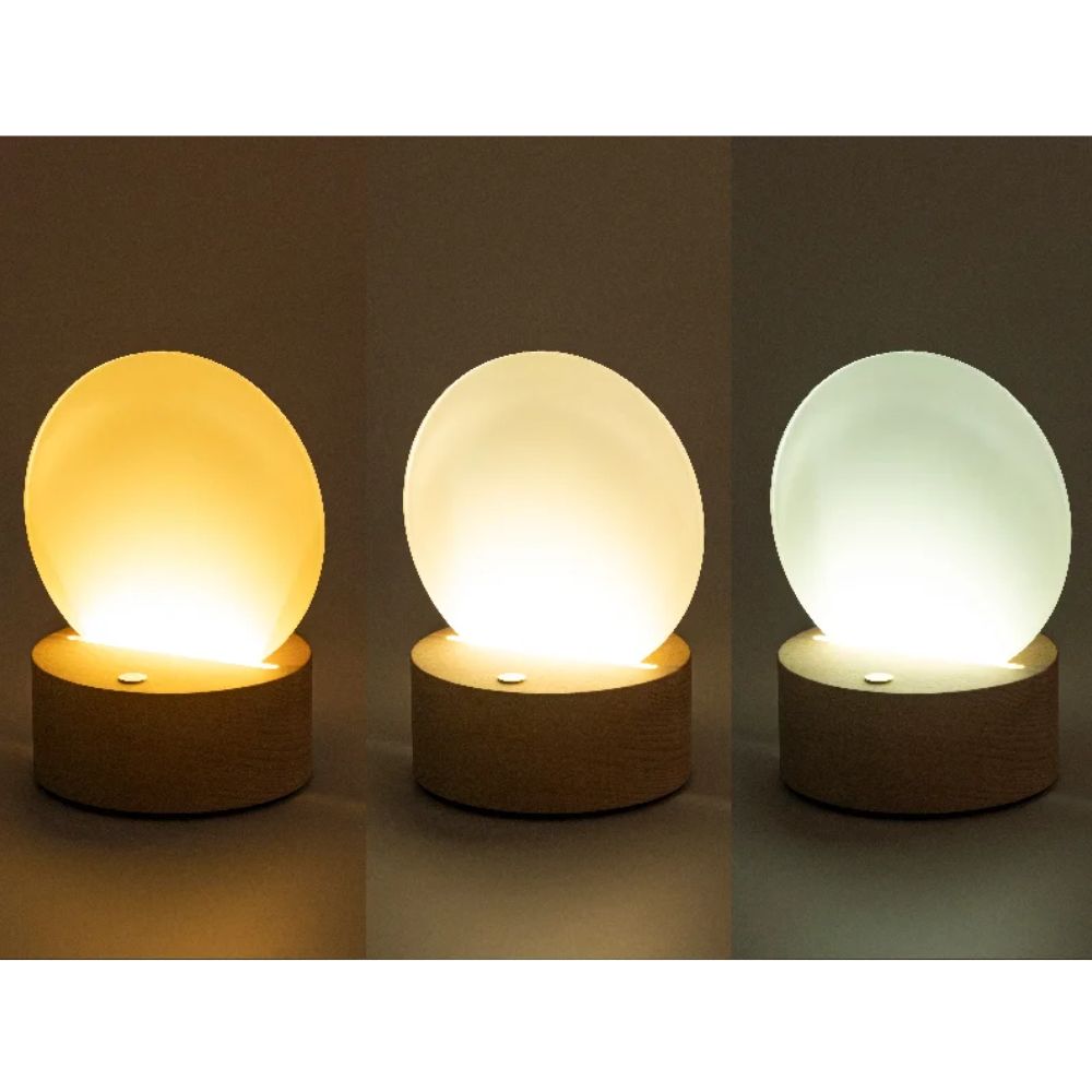 MissKraft - Sublimation - Base Rechargeable LED Ronde - 3 couleurs