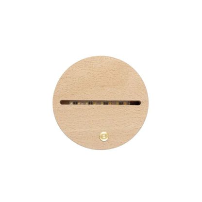 MissKraft - Sublimation - Base Rechargeable LED Ronde - 3 couleurs