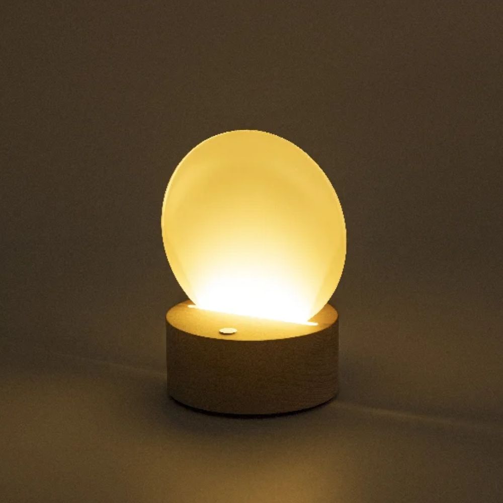 MissKraft - Sublimation - Base Rechargeable LED Ronde - 3 couleurs