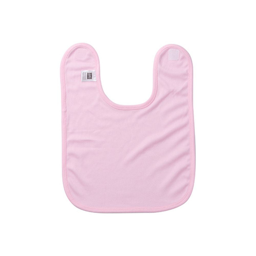 MissKraft - Sublimation - Bavoir pour Bébé - Rose - 29 x 37 cm