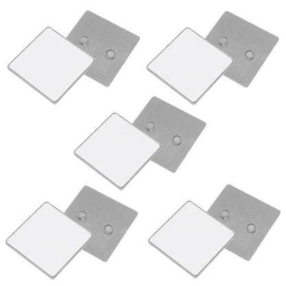 Craft Express- Sublimation - Lot de 5 Magnets en Métal Carré - 5,5 x 5,8 cm