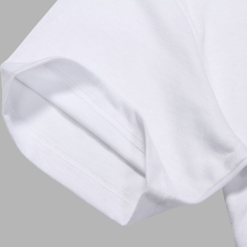 MissKraft - Sublimation - T-shirt Homme 100% Polyester - Blanc