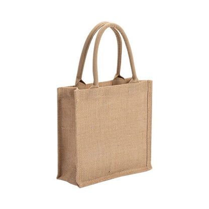 MissKraft - Sublimation - Tote Bag en Jute - 25 x 25 x 10 cm
