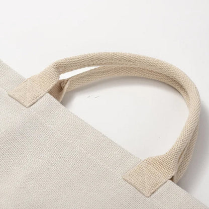 MissKraft Sublimation | Tote Bag en Lin | 32 x 30 x 20 cm - détail