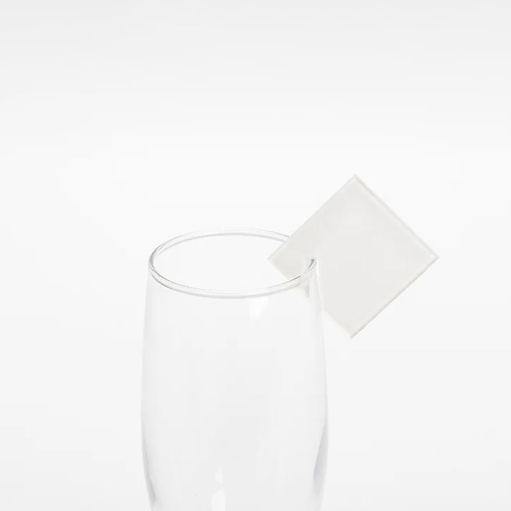 MissKraft Sublimation | Marque-verre | Carré | 3,5 x 3,5 cm - mise en situation