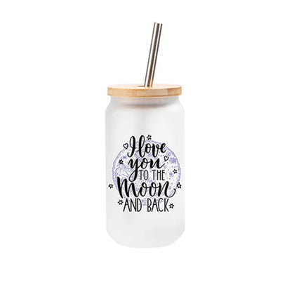 MissKraft_Sublimation_Verre_Givre_avec_Paille_et_Couvercle_Bambou_Transparent_400_ml - sublimé
