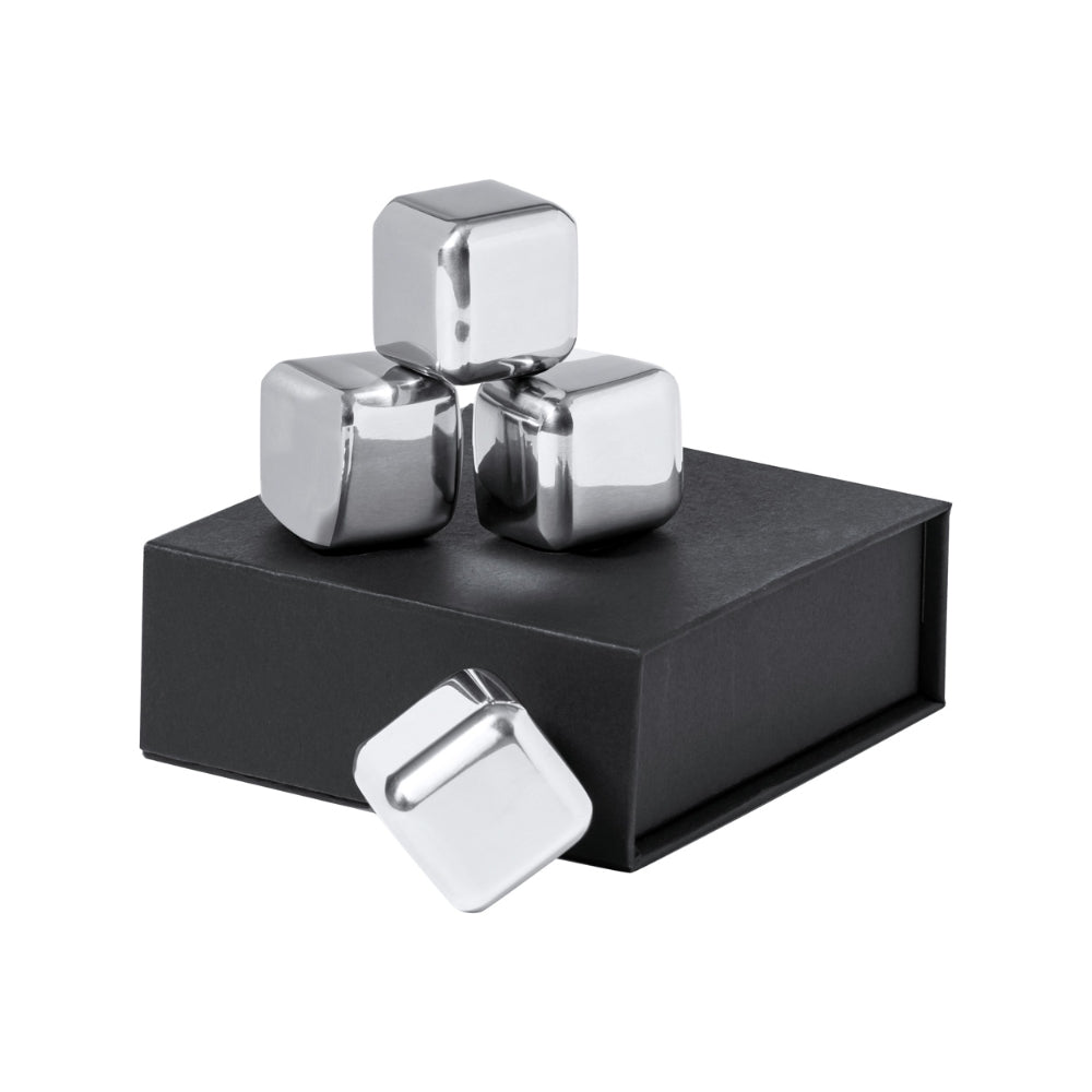 Misskraft - Set de 4 Glaçons Arran en Acier inoxydable à graver