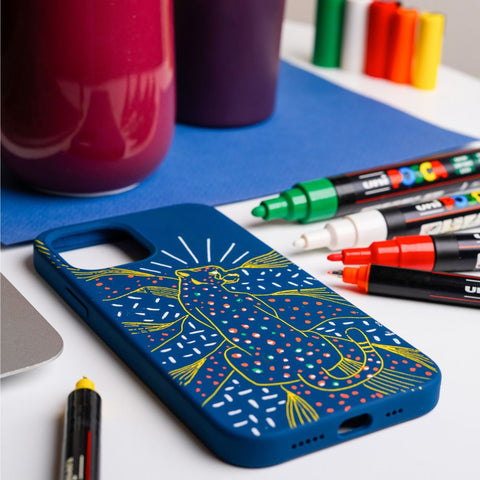 POSCA - Set 4 marqueurs PC-5M assortis - Fluo