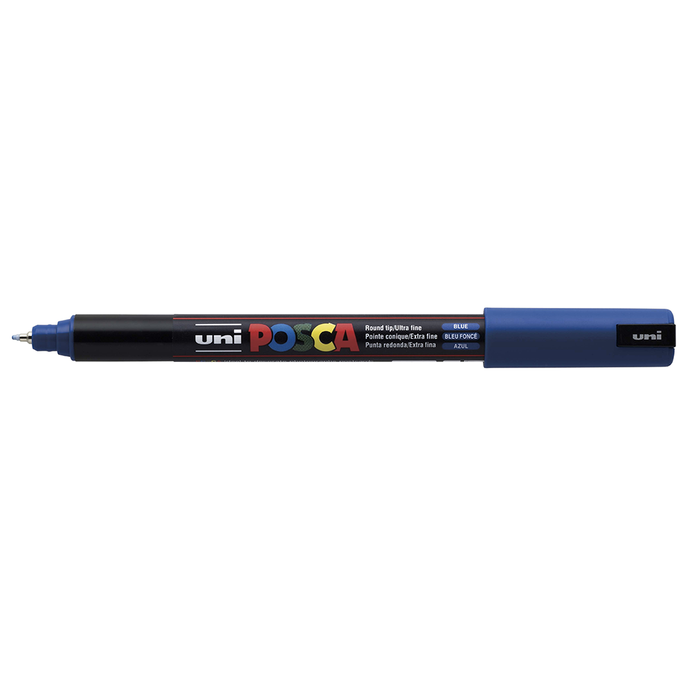 POSCA - Marqueur Pointe Extra Fine - Bleu Foncé