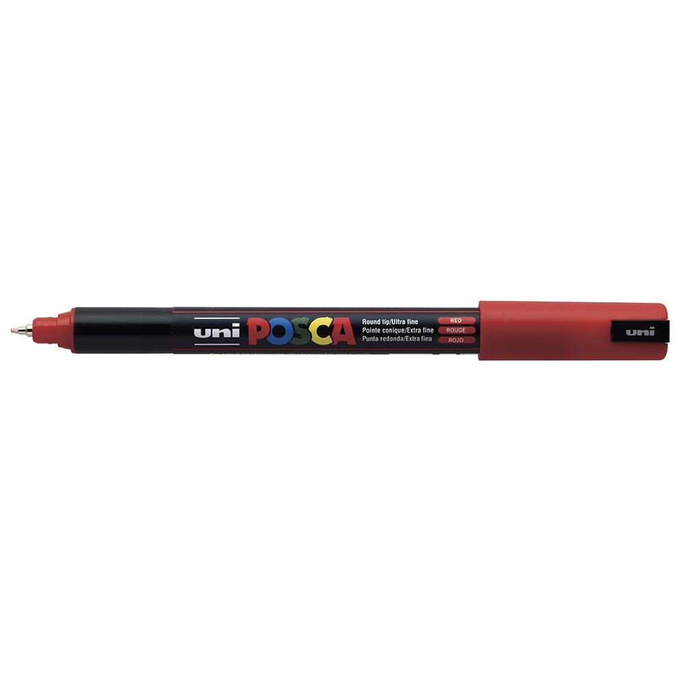 POSCA - Marqueur Pointe Extra Fine - Rouge