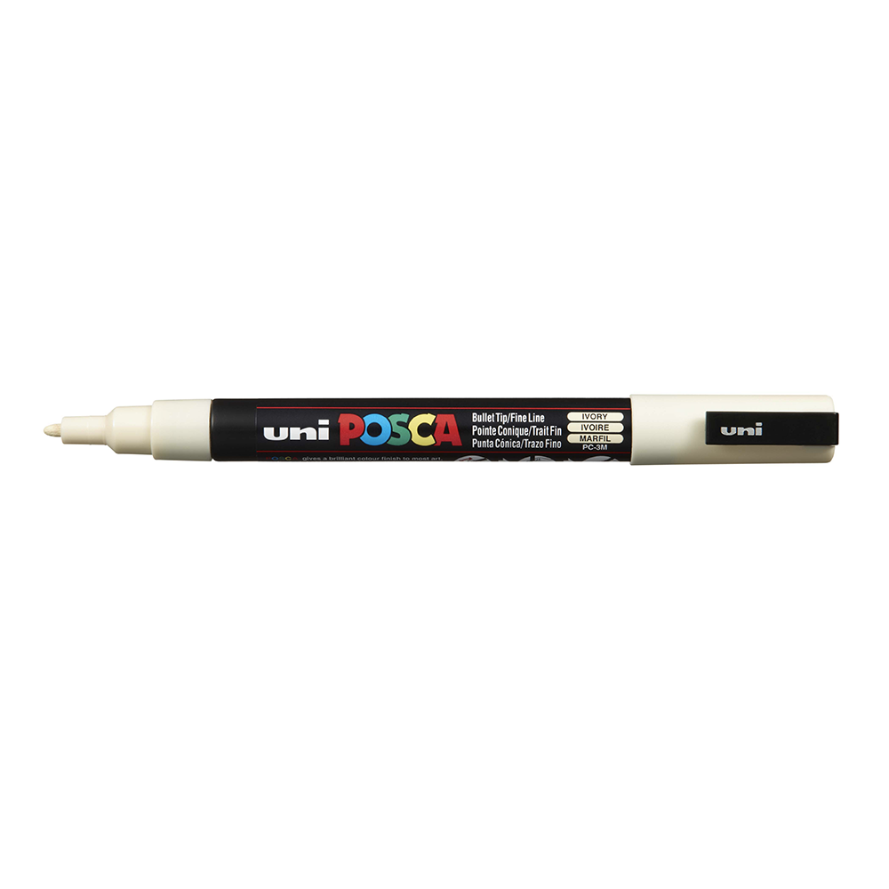 POSCA - Marqueur Pointe Conique Fine - Ivoire