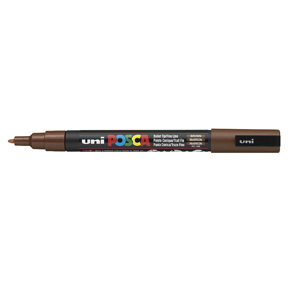 POSCA - Marqueur Pointe Conique Fine - Marron