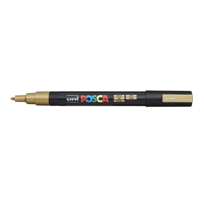 POSCA - Marqueur Pointe Conique Fine - Or