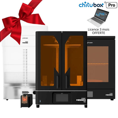 Pack Phrozen Sonic Mega 8K V2 + Cure Mega S + Wash Mega S + Pump & Fill