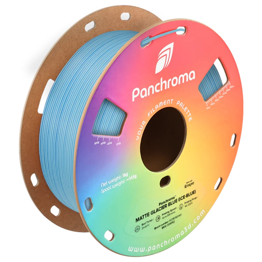 Panchroma Dual PLA - Mat Bleu Glacier - Bleu (Matte Glacier Blue Ice-Blue) - 1,75 mm - 1 kg