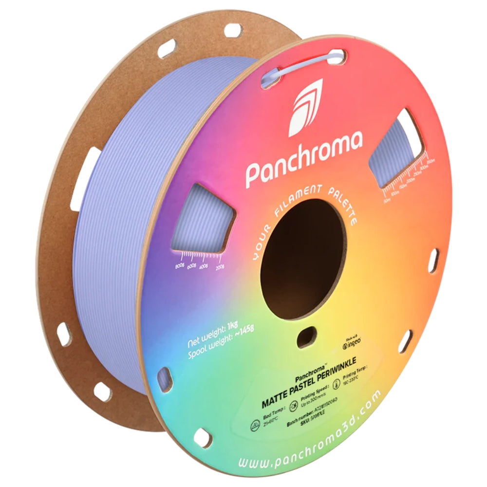 Panchroma PLA - Pastel Mat Bleu Pervenche (Matte Pastel Periwinkle) - 1,75 mm - 1 kg