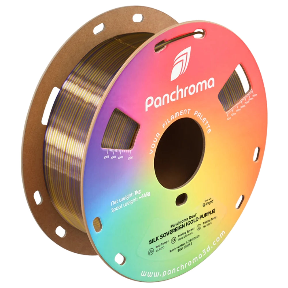 Panchroma PLA Dual Silk - Souverain Or-Violet (Sovereign Gold-Purple) - 1.75 mm - 1 kg