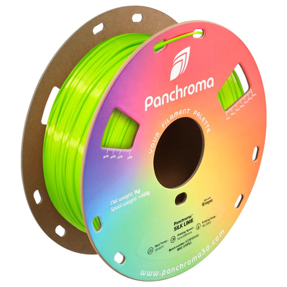 Panchroma PLA - Lime Soie (Silk Lime) - 1,75 mm - 1 kg