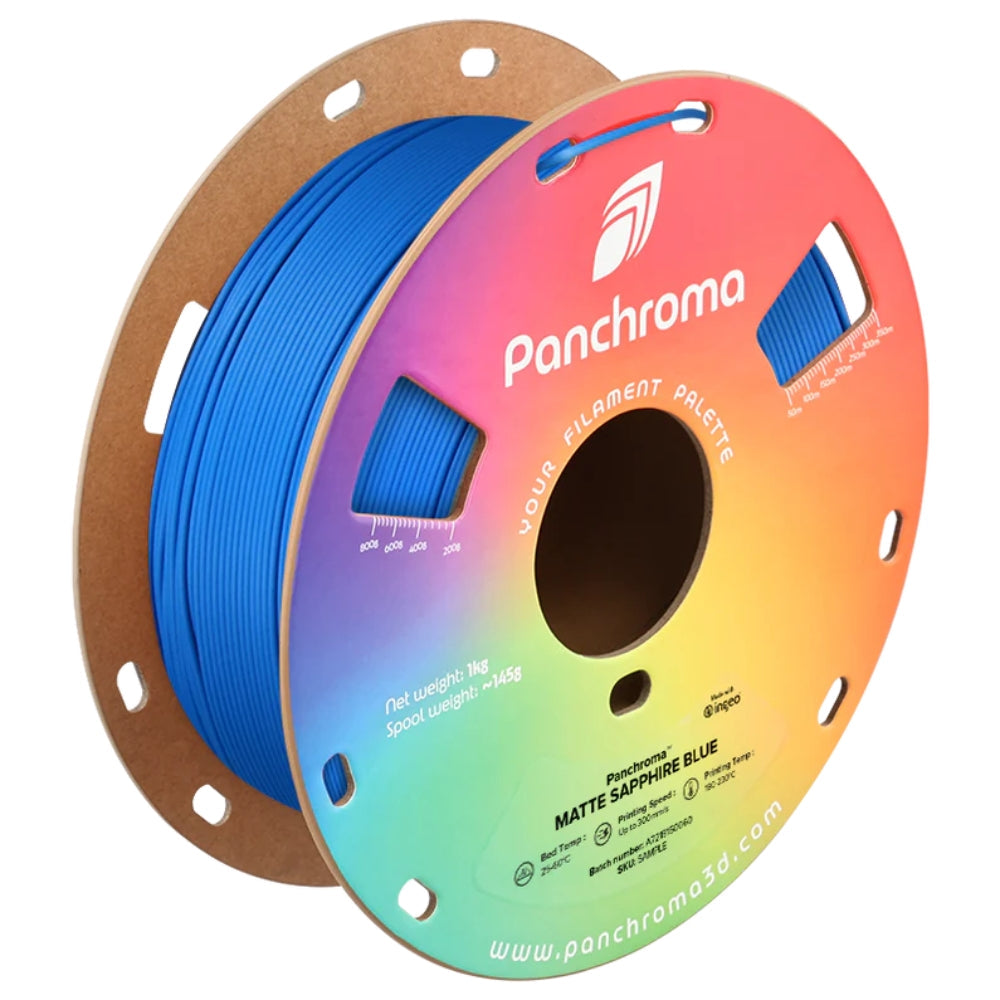 Panchroma PLA - Mat Bleu Saphir (Matte Sapphire Blue) - 1,75 mm - 1 kg