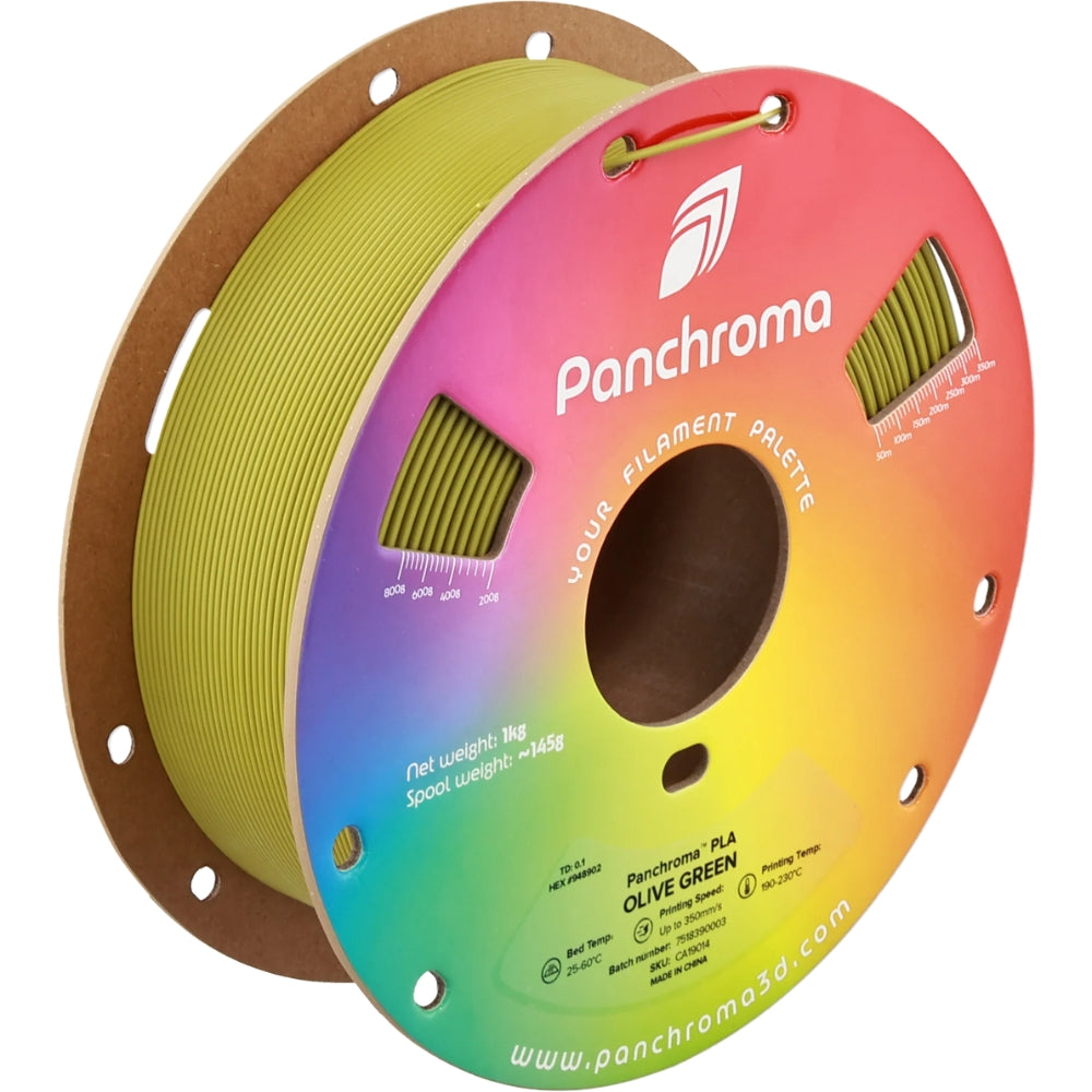 Panchroma PLA - Vert Olive (Olive Green) - 1,75 mm - 1 kg