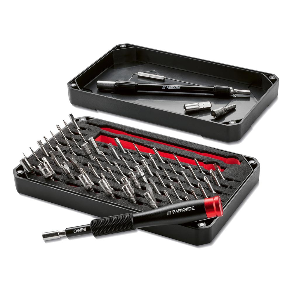 ParkSide - Set d'outils de précision (64 embouts)