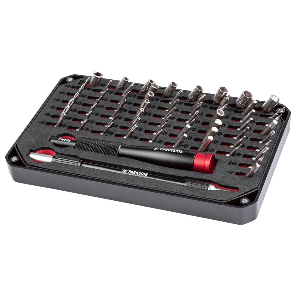 ParkSide - Set d'outils de précision (64 embouts)