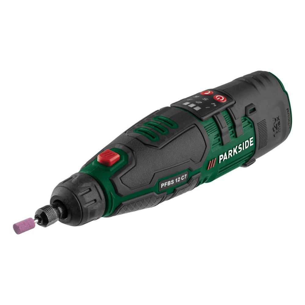 Parkside - Meuleuse-Perceuse de Précision - PFBS 12 C7 - 12 V