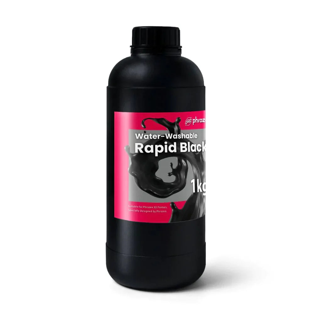 Phrozen - Water-Washable Resin - Rapid Black - 1 kg