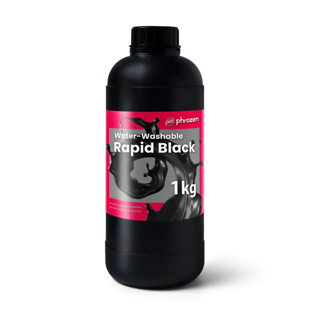 Phrozen - Water-Washable Resin - Rapid Black - 1 kg