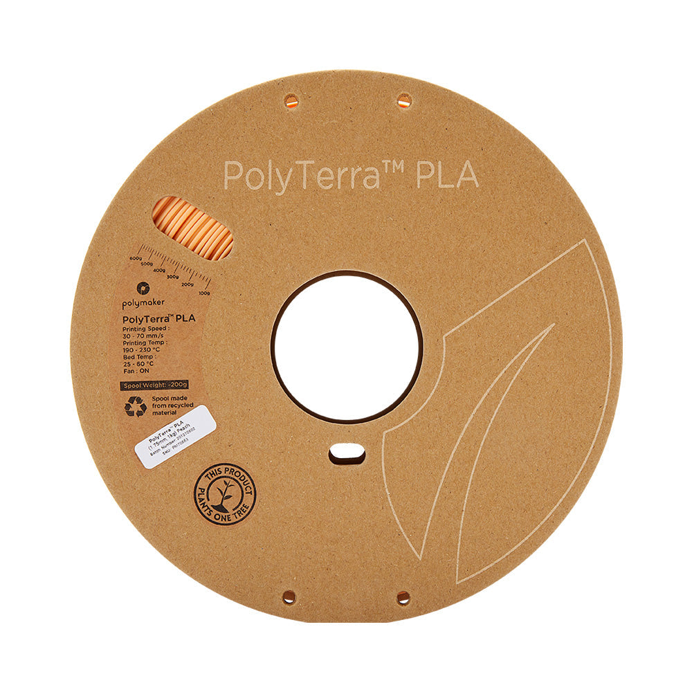 Polymaker - PolyTerra PLA - Pêche (Peach) - 1.75 mm - 1 kg