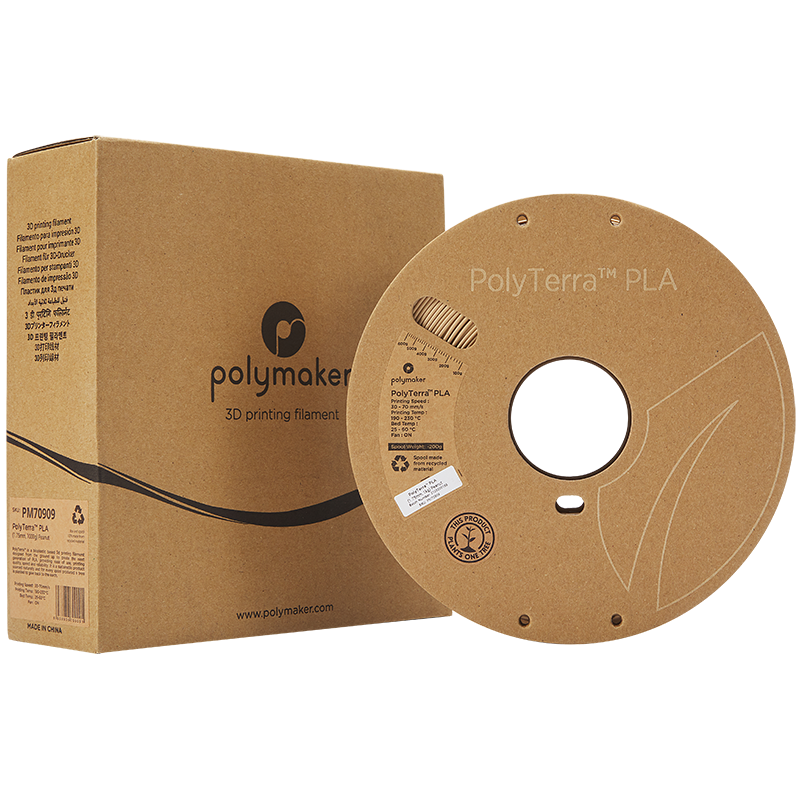 Polymaker - PolyTerra PLA - Cacahuète (Peanut) - 1.75 mm - 1 kg