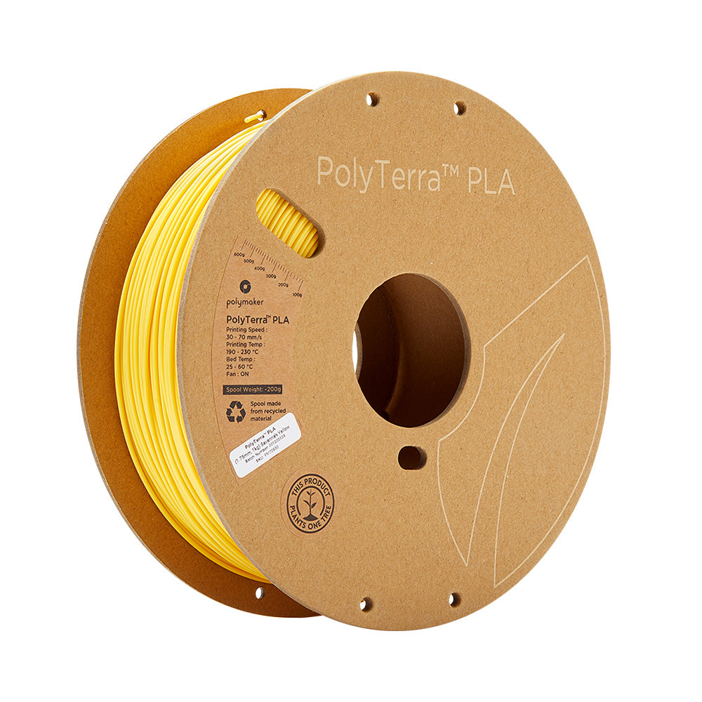 Polymaker - PolyTerra PLA - Jaune Savanne (Savannah Yellow) - 1.75 mm - 1 kg