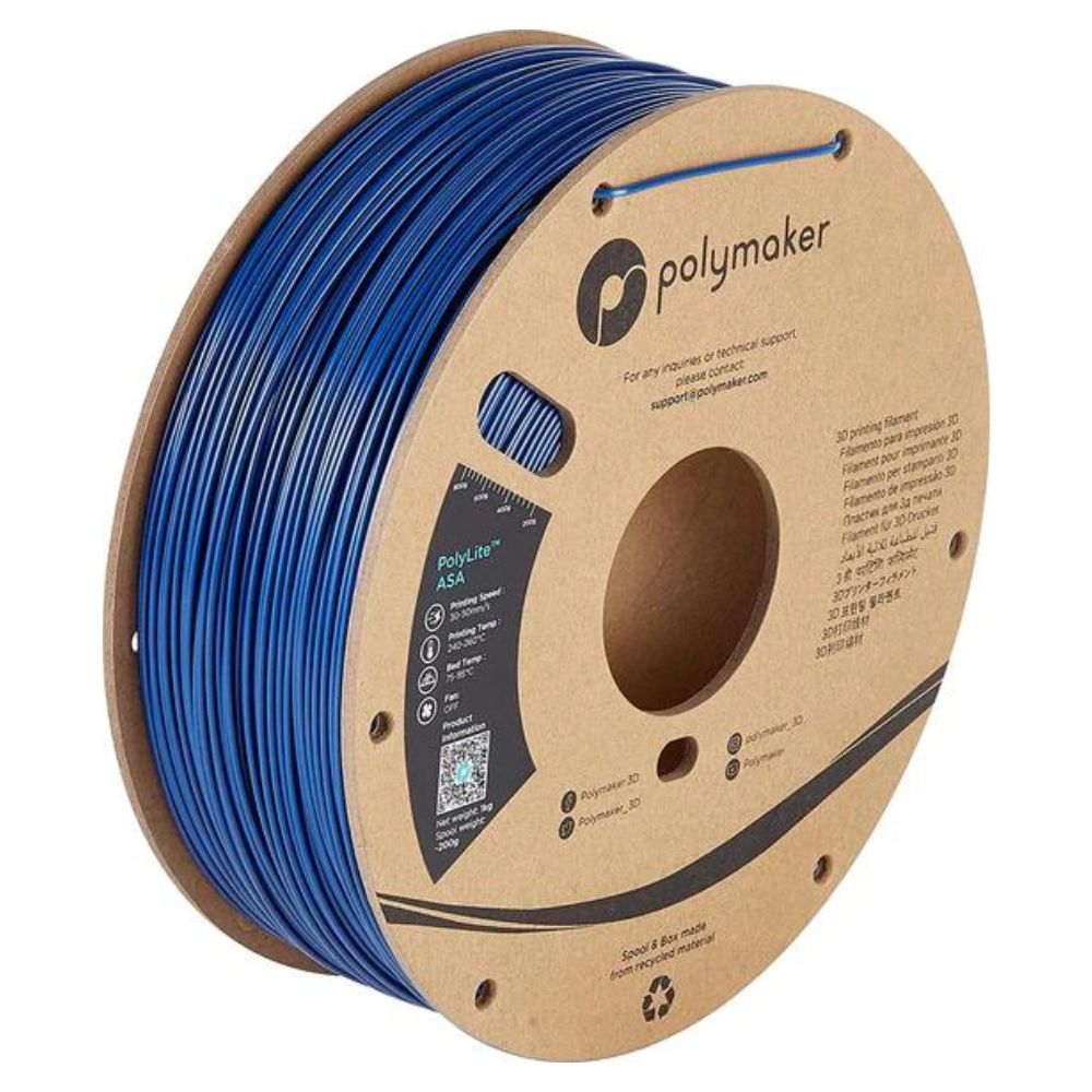 Polymaker - PolyLite ASA - Bleu (blue) - 1,75 mm - 1 kg