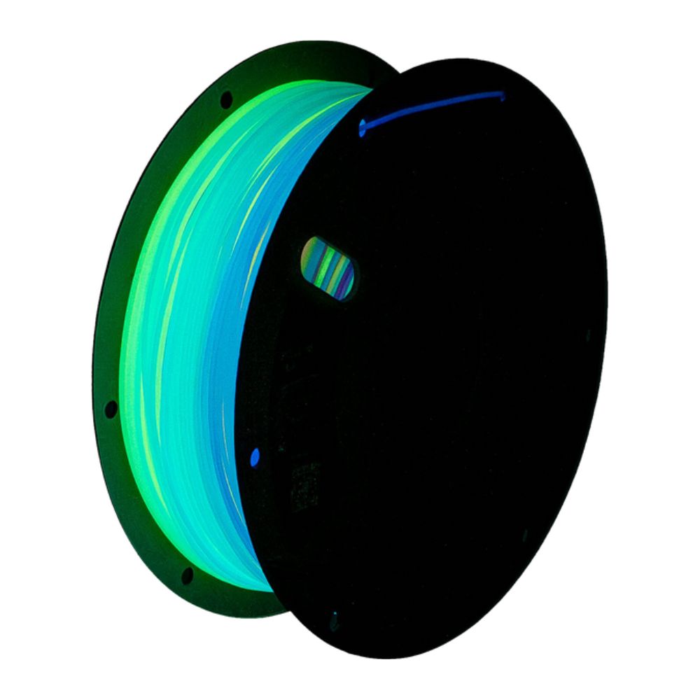Polymaker - PolyLite Luminous PLA - Arc-en-ciel phosphorescent