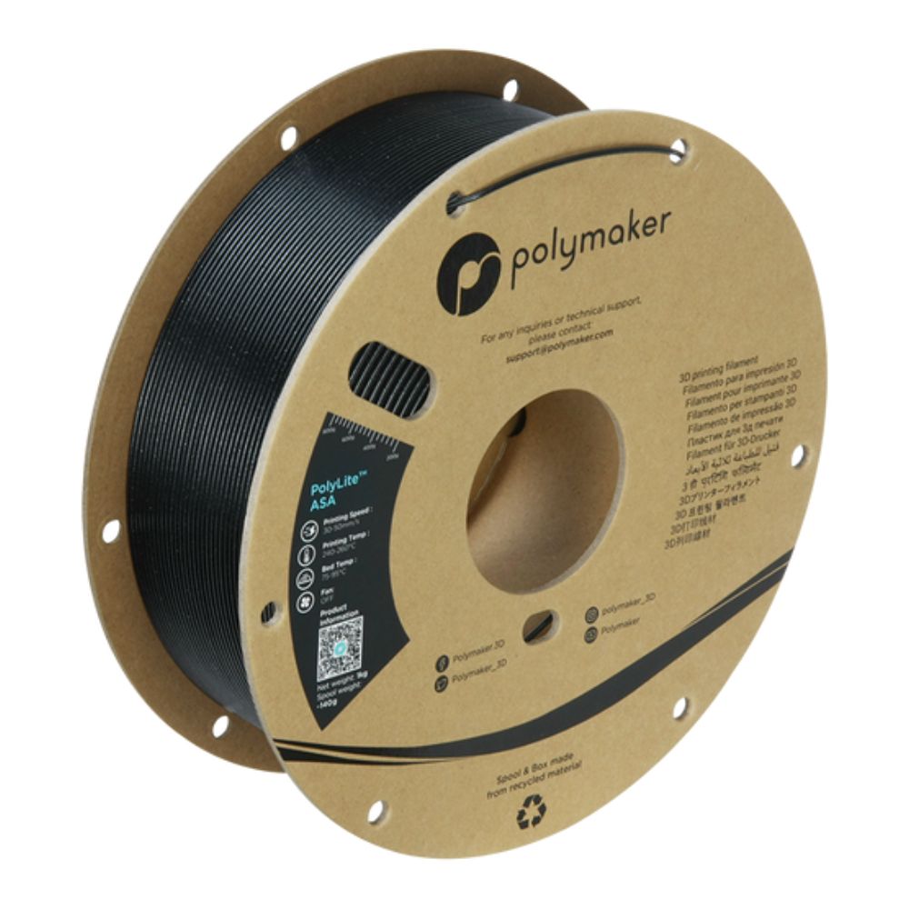 Polymaker - PolyLite Galaxy ASA - Noir (Black) - 1,75 mm - 1 kg