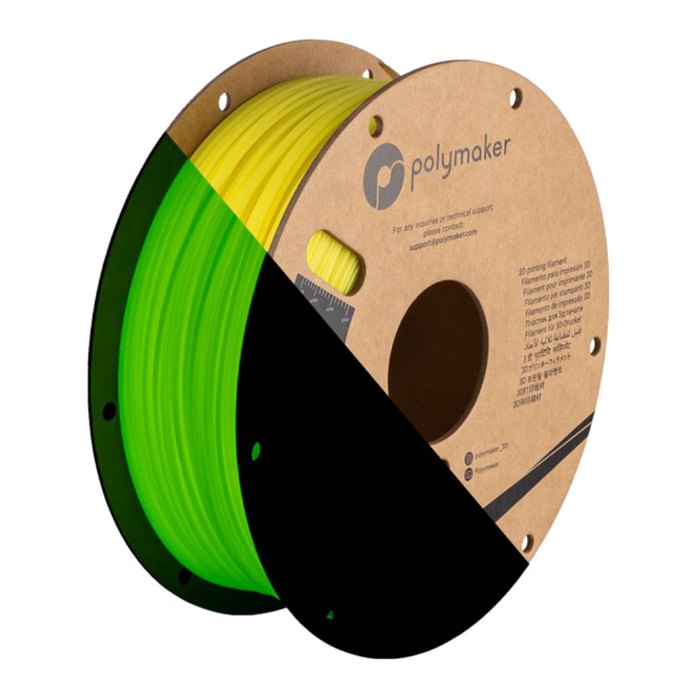 Polymaker - PolyLite Luminous PLA - Jaune (Yellow) - 1,75 mm - 1 kg