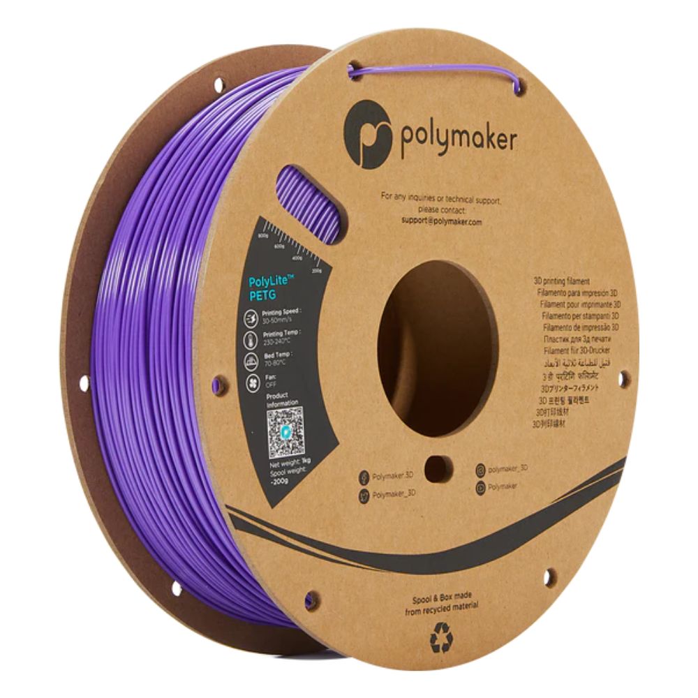Polymaker - PolyLite PETG - Violet - 1,75 mm - 1 kg