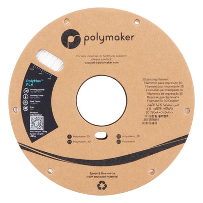 Polymaker - PolyMax Tough PLA - Blanc (white) - 1,75 mm - 750 g