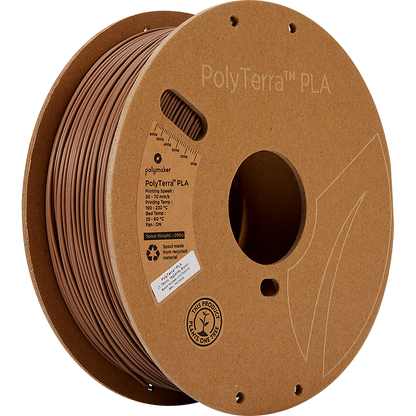Polymaker - PolyTerra PLA - Marron Armée (Army Brown) - 1.75 mm - 1 kg