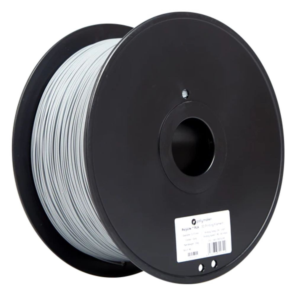 Polymaker - PolyLite PLA - Gris (gray) - 1,75 mm - 3 kg