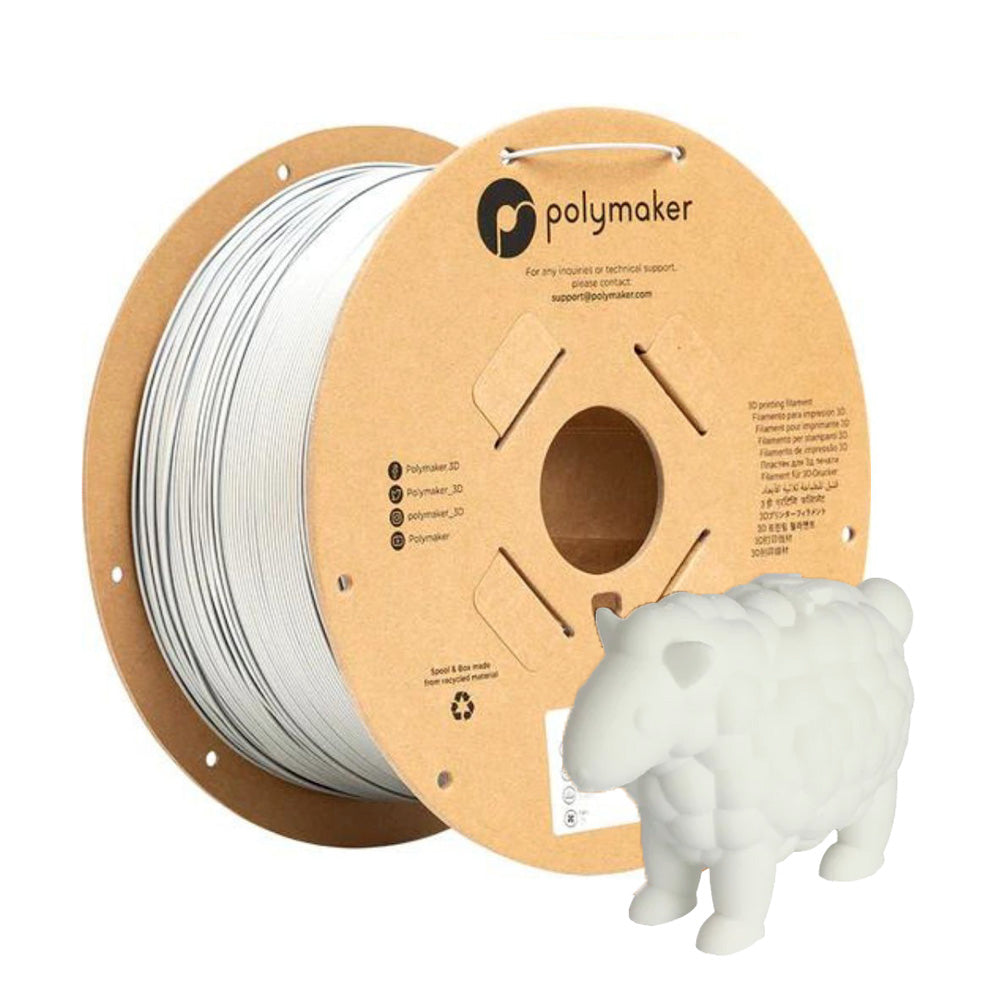 Polymaker - PolyTerra PLA - Blanc coton