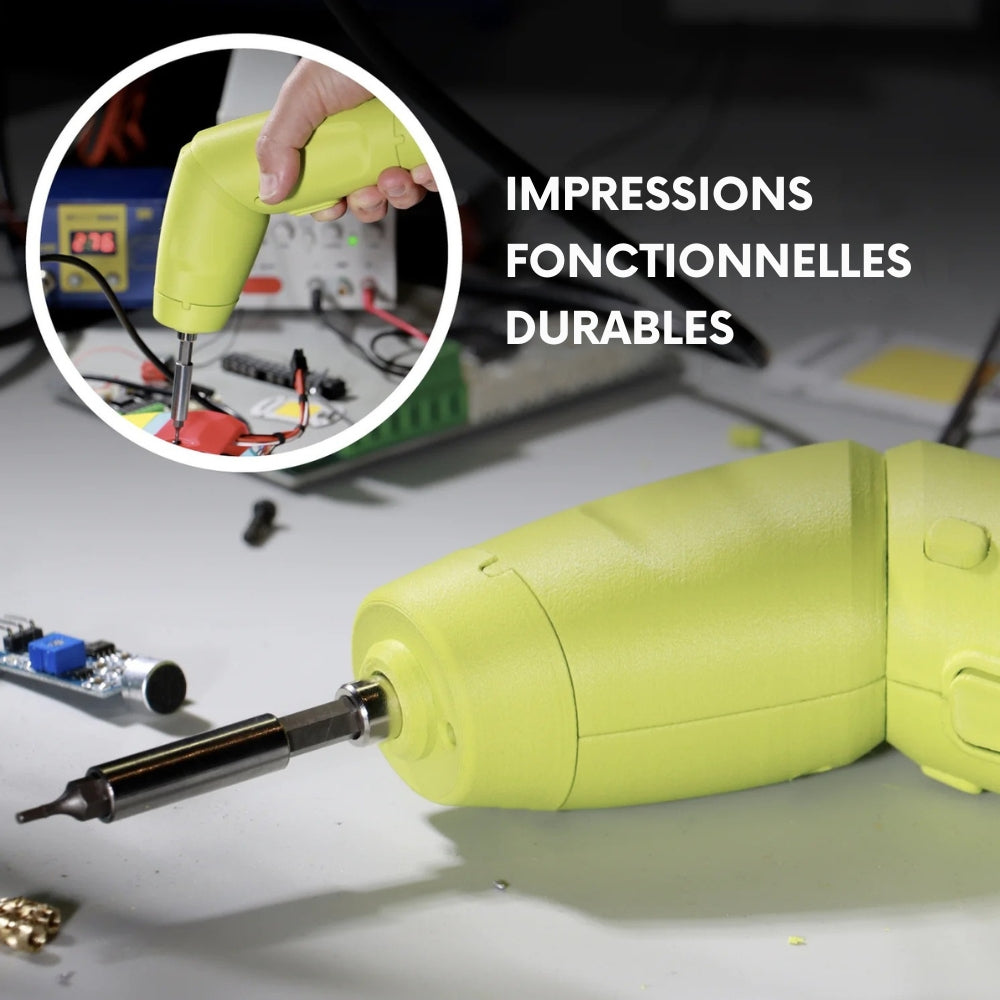 Polymaker - HT-PLA-GF - Jaune Outil Electrique (Power Tool Yellow) - 1,75 mm - 1 kg