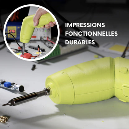 Polymaker - HT-PLA-GF - Jaune Outil Electrique (Power Tool Yellow) - 1,75 mm - 1 kg