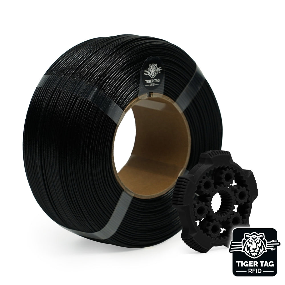 R3D - PETG-GF - Noir (Black) - 1,75 - 1 kg - Refill avec RFID TigerTag