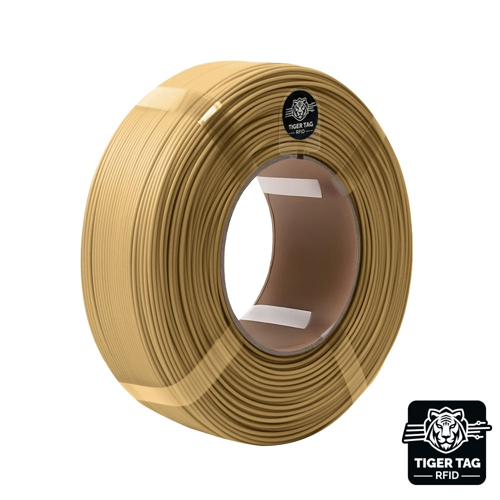 R3D - PETG Matte - Kaki (Khaki) - 1,75 mm - 1 kg Refill avec RFID TigerTag