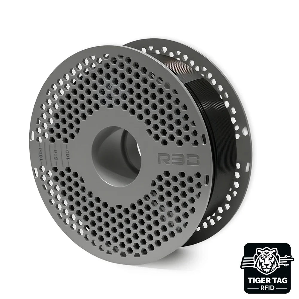 R3D - PLA High-speed - Noir (Black) - 1,75 mm - 1 kg avec RFID TigerTag