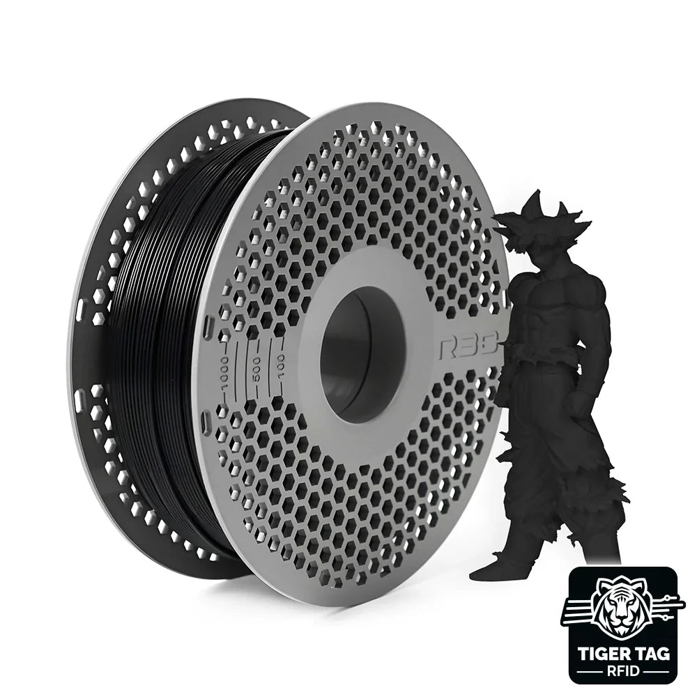 R3D - PLA High-speed - Noir (Black) - 1,75 mm - 1 kg avec RFID TigerTag