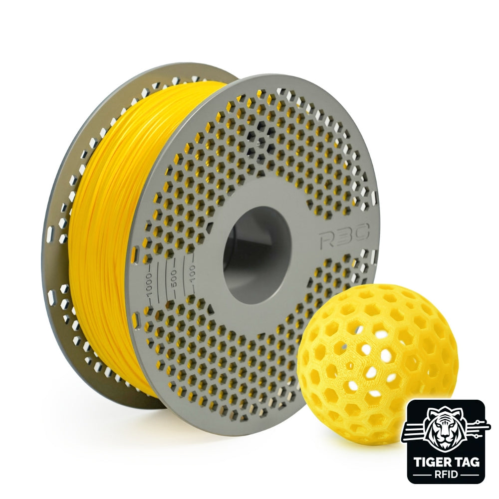 R3D - PEBA 90A - Jaune Vif (Bright Yellow) - 1,75 mm - 1 kg avec RFID TigerTag