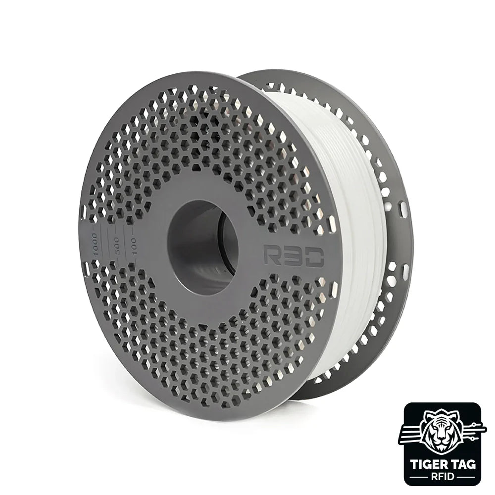 R3D - PETG High-Speed - Blanc (White) - 1,75 mm - 1 kg avec RFID TigerTag