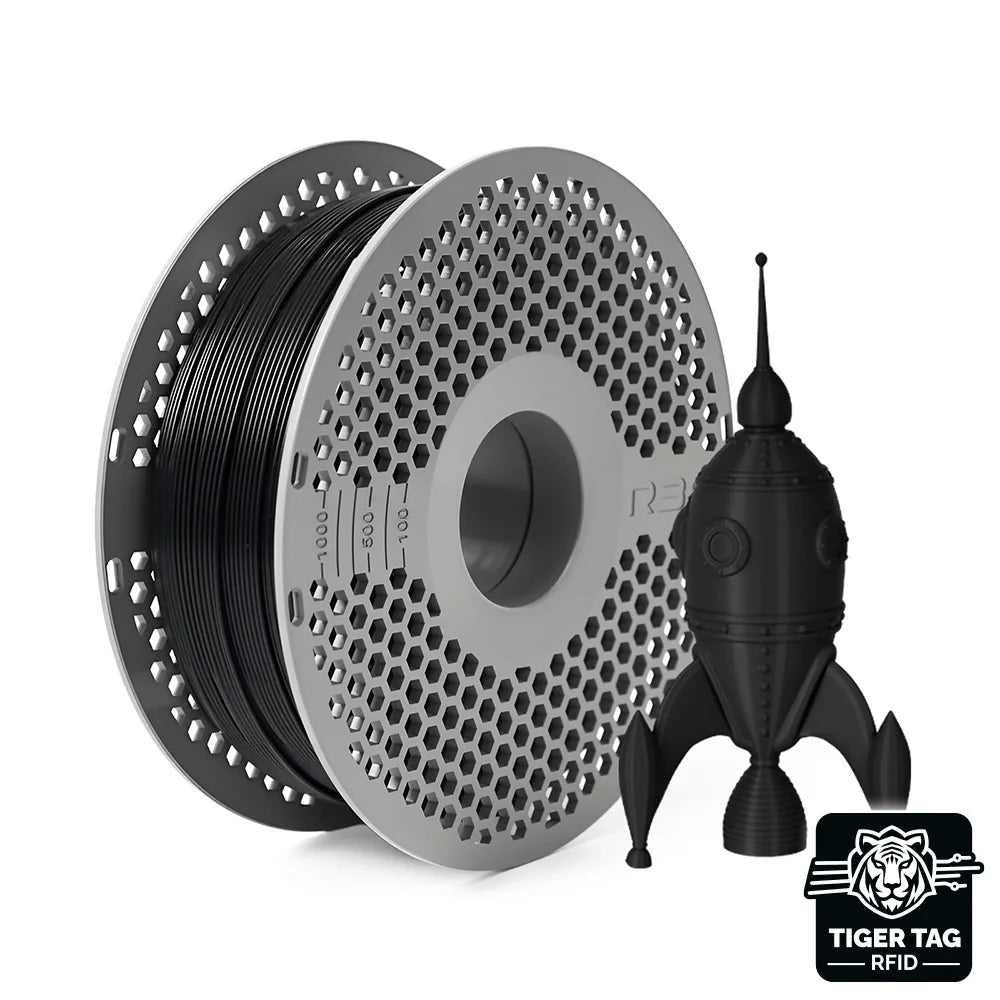 R3D - PLA High-speed - Noir (Black) - 1,75 mm - 1 kg avec RFID TigerTag